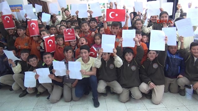 Mersinden Diyarbakırdaki asker ve polise moral mektubu