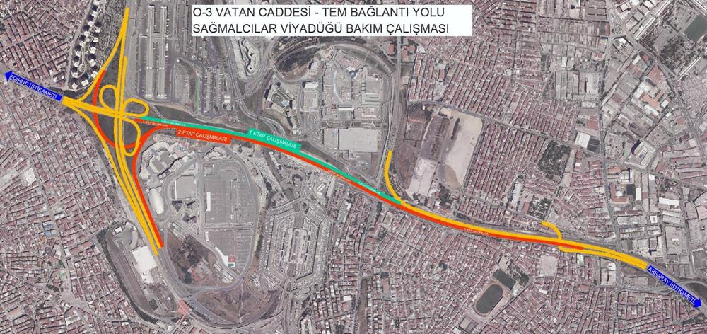 Istanbul Da O3 Baglanti Yolu Ulasima Kapatilacak
