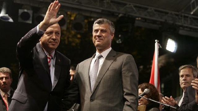 Cumhurbaşkanı Erdoğan, Kosova Cumhurbaşkanı Thaçi’yi telefonla arayarak kutlamıştı.