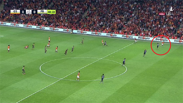 (Görüntü Lig TV'den alınmıştır)
Galatasaray taraftarı Podolski'ye kalkan ofsayt bayrağına büyük tepki gösterdi.