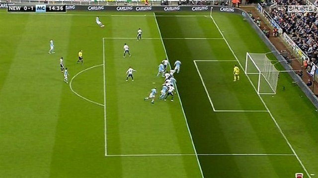 Aguero'nun Newcastle United'a attığı gol İngiltere'de günün konusu oldu...