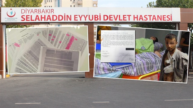 Diyarbakır'daki Gazi Yaşargil ve Selahaddin Eyyübi hastanelerinde vatandaşların kaydı kullanılarak, yaralı PKK ve PYD'li teröristler tedavi edildi. 3 gün içinde bin 500 teröristin tedavi edildiğini kanıtlayan belgeler, soruşturmayı yürüten müfettişlerden gizlendi.