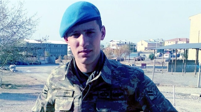 Şırnak'ta hain saldırıda yaralanan ve tedavi gördüğü GATA'da şehit olan Jandarma Uzman Çavuş Turan Çelik.