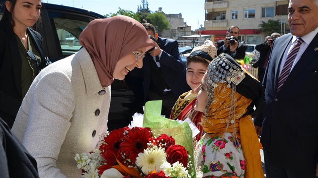 Aile ve Sosyal Politikalar Bakanı Sema Ramazanoğlu, incelemelerde bulunmak üzere  Kilis'e geldi. 