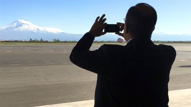 Geçtiğimiz hafta Rusya Dışişleri Bakanı Sergey Lavrov Erivan’dan Ağrı Dağı’nın fotoğrafını çekmişti.
