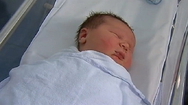 Ziad, Avustralya'nın en iri doğan bebeği oldu.