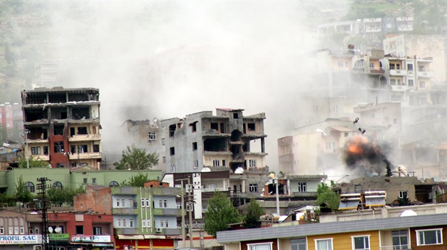 Şırnak'ta PKK'lı teröristler sıkıştırıldı. 