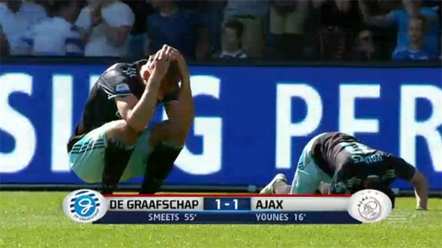 Ajax'ta büyük bir yıkım yaşandı.