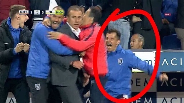 Emre Belözoğlu, takımının attığı golde böyle sevindi...