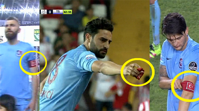 Trabzonspor'da kaptanlık bandı 3 kol gezdi.