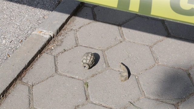 Eskişehir'de patlama özelliği olmayan el bombası bulundu. 