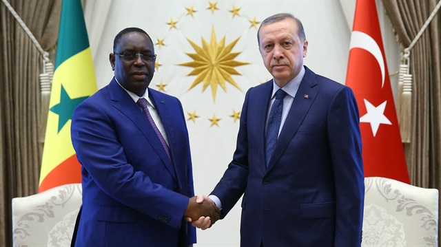 Cumhurbaşkanı Erdoğan, Senegal Cumhurbaşkanı Sall ile görüştü. 