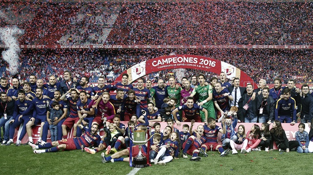 2015-2016 sezonu Kral Kupası şampiyonu Barcelona
