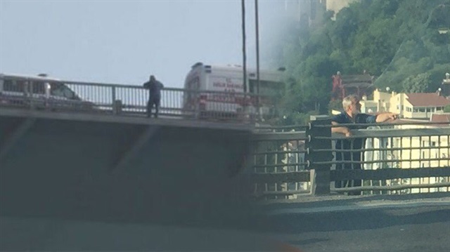 FSM'de intihar girişimi oldu. Polisin müdahale ettiği olay, köprülerde yoğunluğa neden oldu. 
