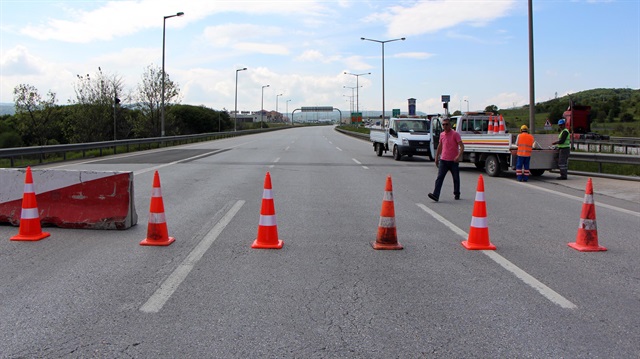 Bolu Dağı tüneli Ankara istikameti, üstyapı iyileştirmesi ve büyük onarım yapım işi çalışması nedeniyle trafiğe kapatılacak. 