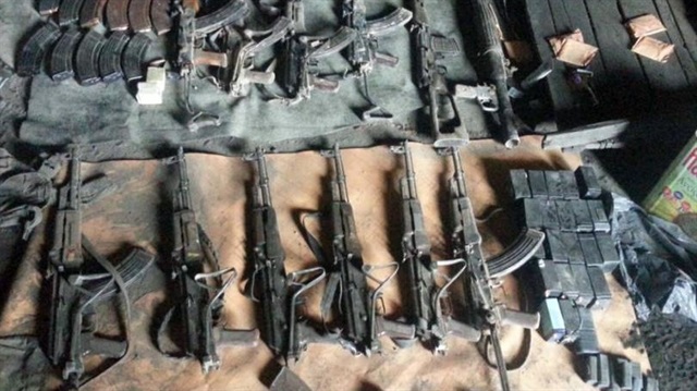 Şırnak'ta PKK'ya ait çok sayıda silah ve mühimmat ele geçirildi. 