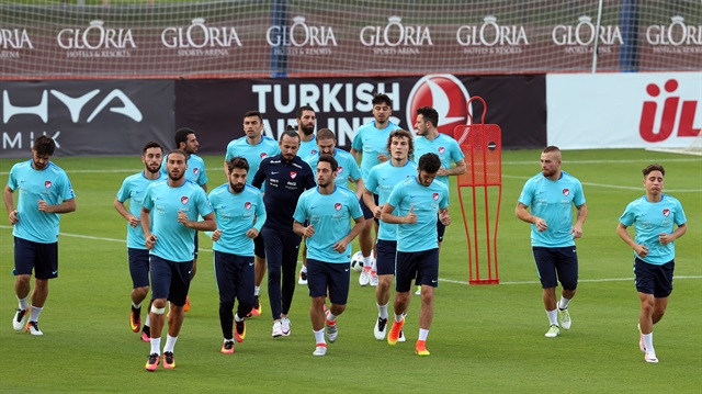 A Milli Takım Euro 2016 hazırlıklarını Antalya'da sürdürüyor.