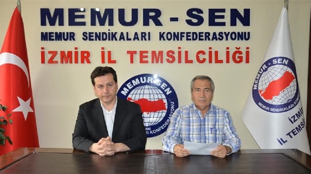 Memur-Sen İzmir İl Temsilciliği'nden yapılan açıklama ile CHP'li Belediye Başkanı Mustafa Tosun kınandı.