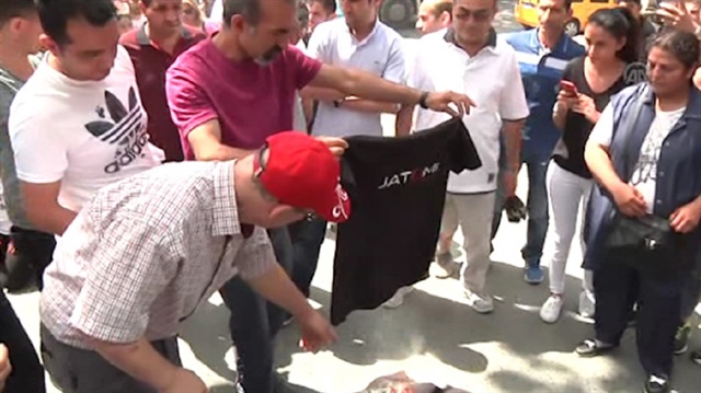 İflas eden fitness salonu çalışanlarından protesto