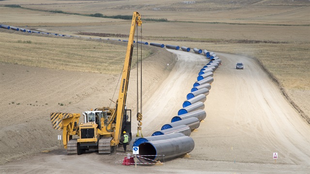 TANAP Türkiye'nin Rusya'ya olan doğalgaz bağımlılığının azaltılmasına yardımcı olacak.