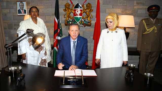 Erdoğan Doğu Afrika turunun ikinci ayağı Kenya'da. 