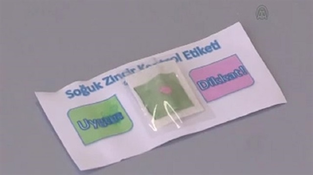 Soğuk zincir ürünleri için akıllı etiket geliştirdiler