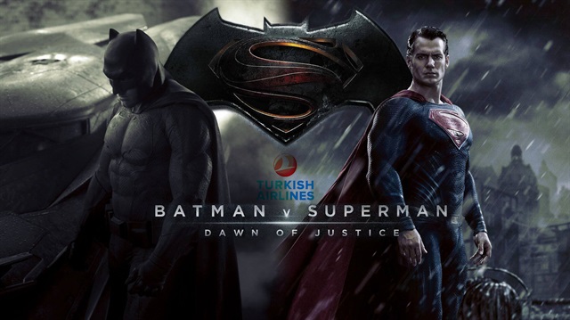 'Batman v Superman' diğer firmalardan önce, resmi sponsoru olan THY'nin seferlerinde gösterilmeye başladı.