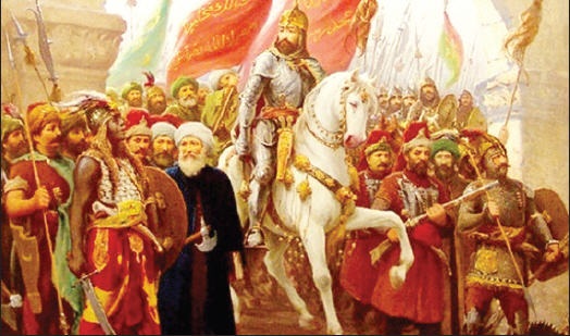 Fatih Sultan Mehmet ve Akşemseddin'in İstanbul'a girişi