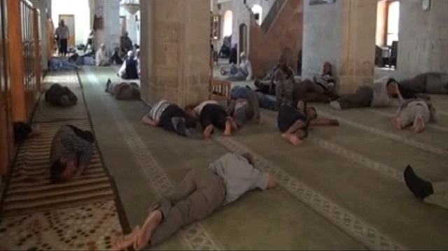 Şanlıurfada camilerde Ramazan uykusu