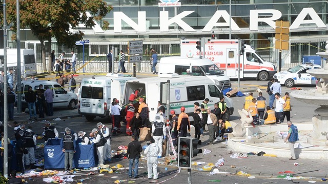 2015 yılının Ekim ayında düzenlenen Ankara Garı saldırısında 109 kişi hayatını kaybetmişti.
