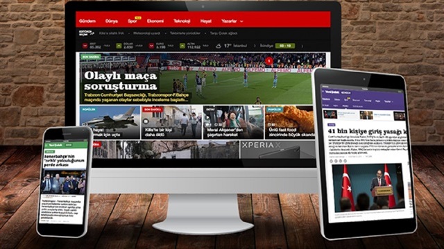 yenisafak.com, Türkiye'deki internet haber siteleri arasında birinci sırada yer aldı.