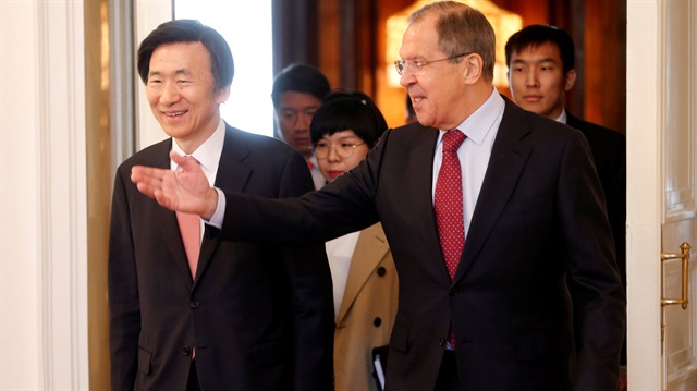 Güney Kore Dışişleri Bakanı Yun, mevkidaşı Sergey Lavrov'la görüştü.