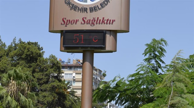 Adana'da termometreler 51 dereceyi gösterdi. 