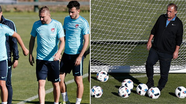 Son idmanda Terim'in moralinin bozuk olduğu gözlendi.