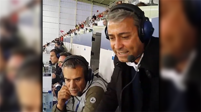 Melih Şendil ve Ersun Yanal'ın gol sevinci.