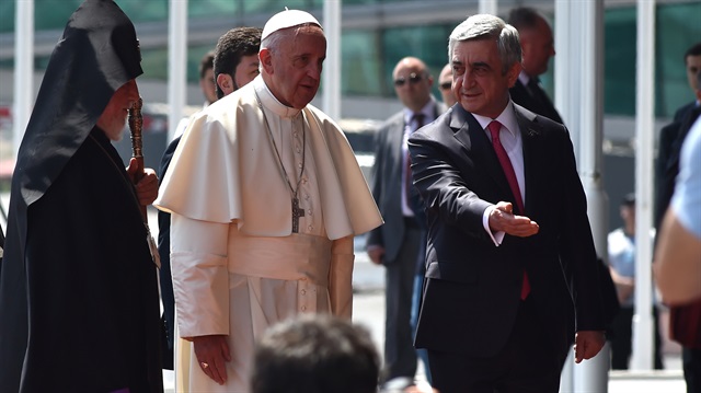 Katolik dünyasının ruhani lideri Papa Francis, Ermenistan'ı ziyaret etti. 
