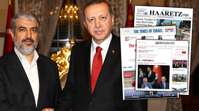 Cumhurbaşkanı Recep Tayyip Erdoğan, İsrail ile anlaşmadan kısa bir süre önce Hamas yöneticilerinden Halid Meşal ile görüşmüştü. 