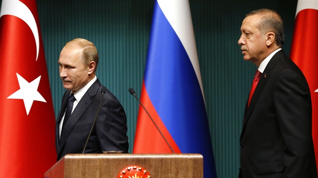 Rusya Devlet Başkanı Putin, Cumhurbaşkanı Erdoğan ile birlikte basın açıklaması yapmıştı. 