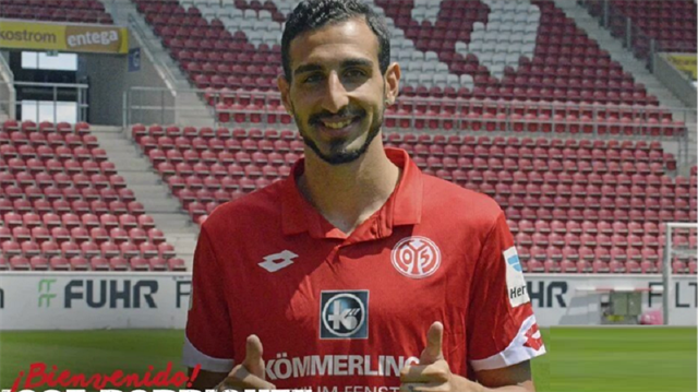 Rodriguez, Mainz formasıyla poz verdi.
