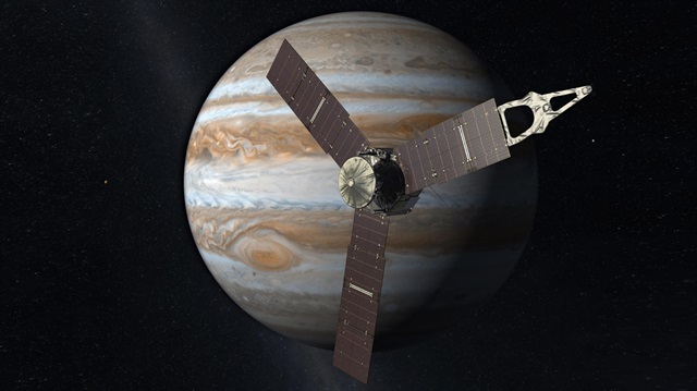 NASA'nın uzay aracı Juno, Jüpiter'in manyetosfer tabakasına giriş yaptı.