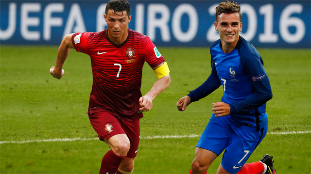 EURO 2016 finalinde gözler Griezmann ve Ronaldo'nun üzerinde olacak.