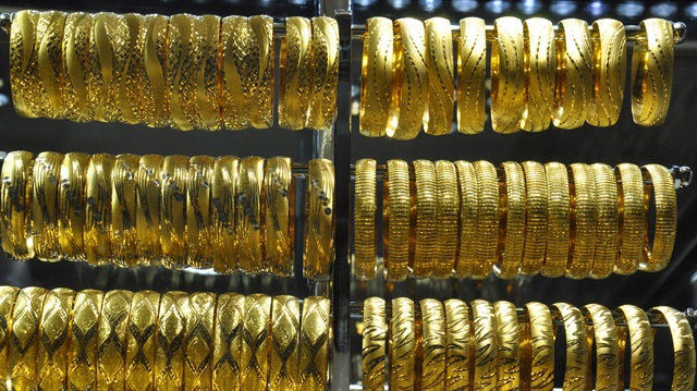 Altının kilogramı 123 bin 350 liraya geriledi.  