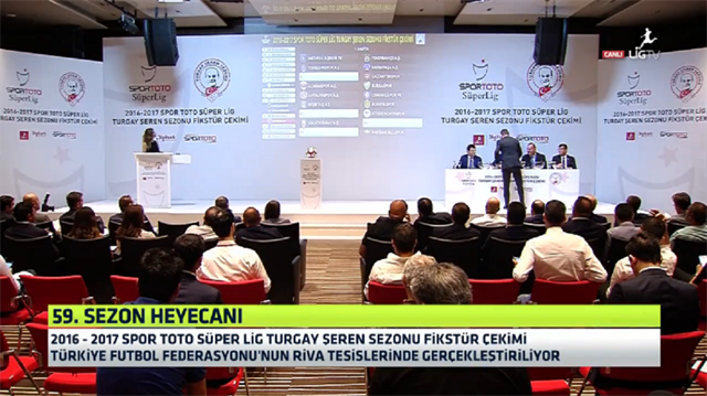 Süper Lig'de fikstür çekildi.