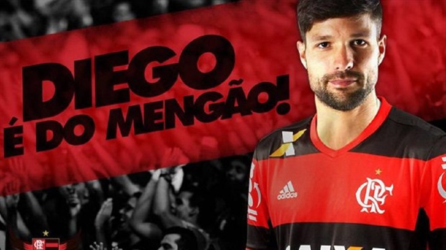 Diego Ribas, Flamengo ile 3 yıllık sözleşme imzaladı. 