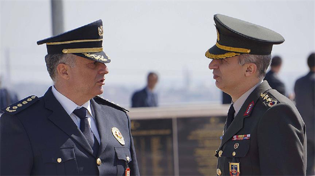 Emniyet Müdürü Adnan Erdoğan  ve Jandarma Komutanı Albay Kamuran Ersan
