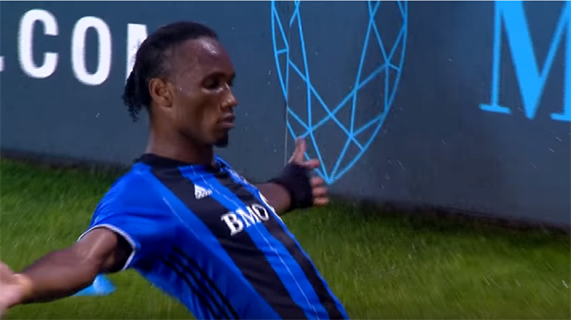 Didier Drogba, MLS'de sabaha karşı oynanan Montreal Impact-Philadelphia Union maçında 3 gol attı.