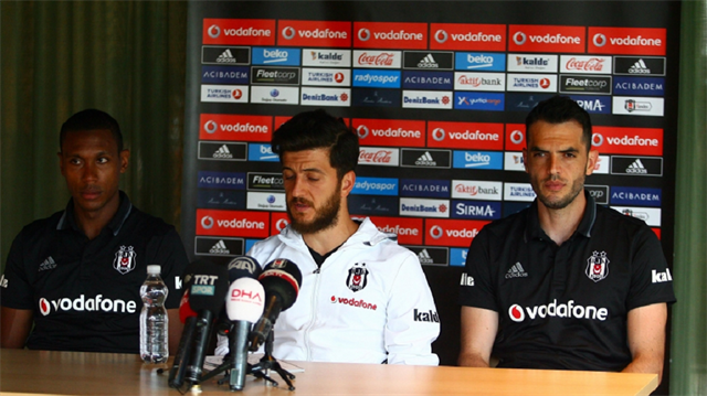 Beşiktaş'ın iki stoperi Marcelo ve Rhodolfo, basının karşısına çıktı.