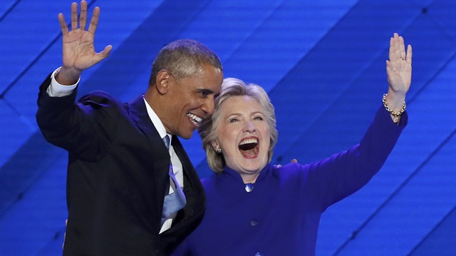 ABD başkanı Obama, Başkan Adayı Clinton ile Demokrat Parti kongre üyelerine hitap etti. 