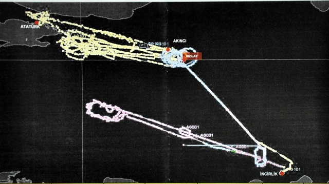 FETÖ'nün darbe girişimi gecesinde, F-16'lara 20'den fazla yakıt ikmali yapan tanker uçaklarına ait radar kayıtları ortaya çıktı. 