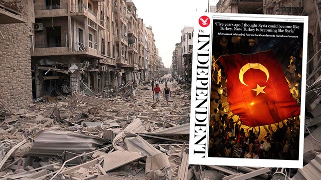 Independent, Türkiye'yi iç savaş nedeniyle 280 bin kişinin öldüğü Suriye'ye benzetti.